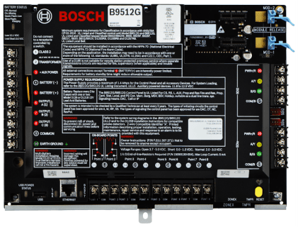 Bosch B9512G Integrated Control Panel