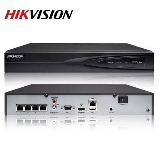 Network Video Recorder 4 ports PoE 1U