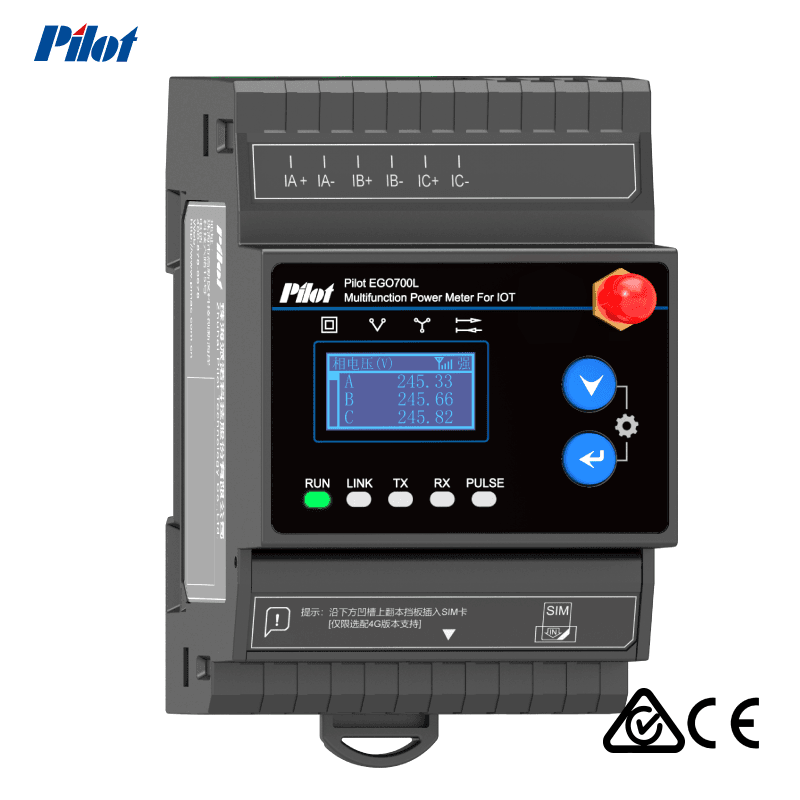 Power Meter EGO700L with RS485 LoRa LAN 4G