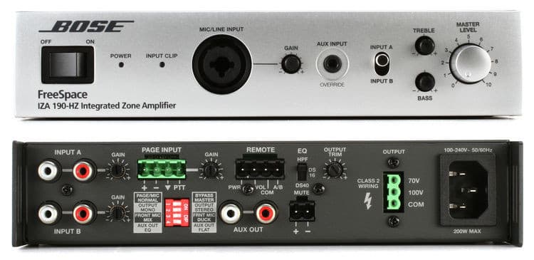 Bose Professional Freespace IZA 190-Hz (70/100V)
